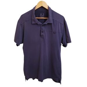 Arc'teryx Blue Collared Short Sleeve Polo Shirt, Size XL